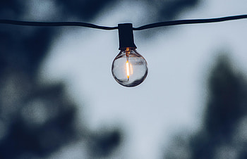 Macro, Lamp, Glow, Garland, Focus HD wallpaper