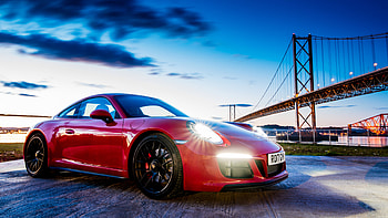 2017 Porsche 911 Carrera GTS, coupe, sports car, bridge HD wallpaper