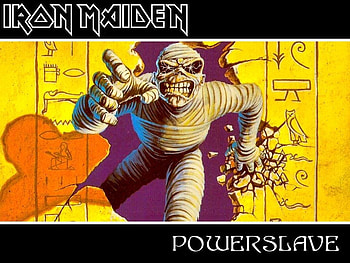 Iron Maiden - Powerslave, mummy, egypt, powerslave, iron maiden, iron, band, eddie, heavy, music, logo, maiden, metal HD wallpaper