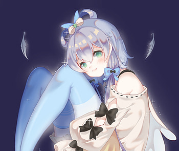 Beautiful, green eyes, cute, Luo Tianyi, Vocaloid HD wallpaper