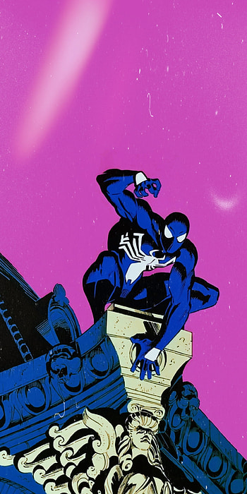 spiderman og, magenta, art HD phone wallpaper