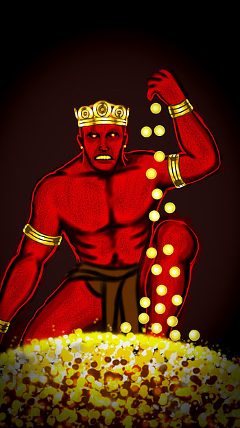 Hastar, god of gold, tumbbad HD phone wallpaper