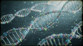 : Genetic Code — Luminous DNA, DNA Structure, Double Helix, Genetics HD wallpaper