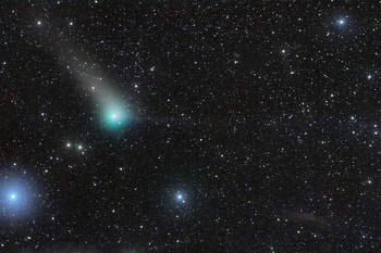 Comet PanSTARRS in the Southern Fish, galaxy, fun, comet, space, cool, stars HD wallpaper