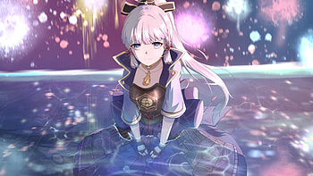 Kamisato Ayaka Genshin Impact HD wallpaper