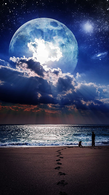 Moon Light, Light HD phone wallpaper