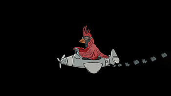Bird On Plane Dark Minimal , bird, artist, artwork, digital-art, dark, black, minimalism, minimalist HD wallpaper