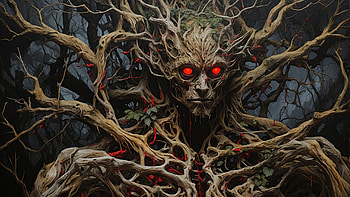 Tree Monster, tree, monster, scary HD wallpaper