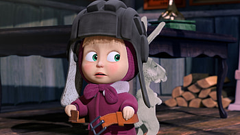 Cartoon, Masha And The Bear HD wallpaper