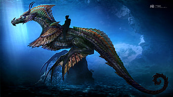 Aquaman Sea Dragon Concept Art 10k, aquaman, superheroes, artist, artwork, digital-art, concept-art, dragon, artstation HD wallpaper
