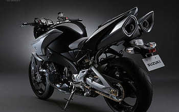 Suzuki, black, motorcycles, speed HD wallpaper