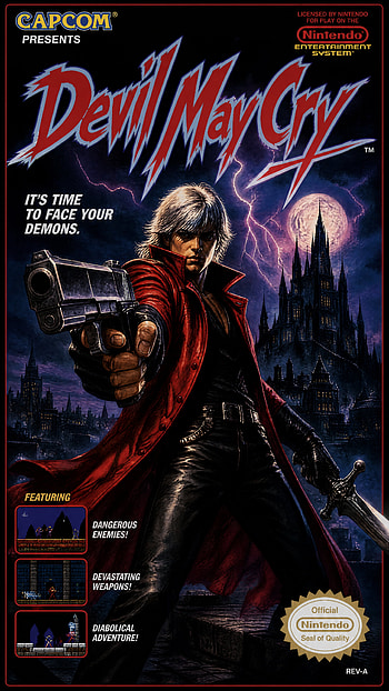 Devil May Cry: Gothic Night , Gun, Sword HD phone wallpaper