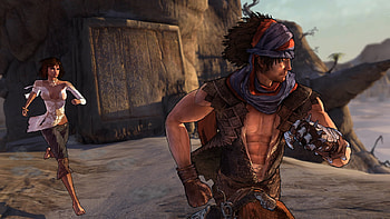 Prince and Elika, pop, prince of persia, adventure, action, 2008, video game, prince, elika HD wallpaper