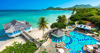Saint Lucia, Halcyon beach, All-inclusive resort, Travels HD wallpaper