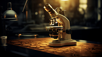 Microscope in Medical Room, microscope, man made, medical HD wallpaper