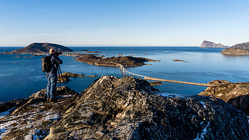 Sommaroy, Norway, Troms landscapes, Girt by sea HD wallpaper