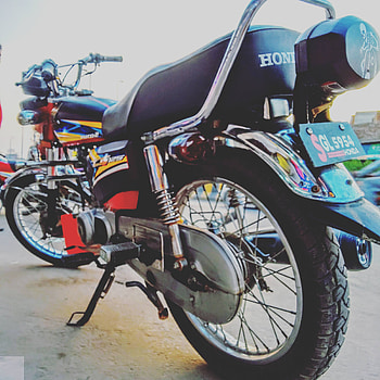 Honda 125, automotive lighting, bikes, kaptaan, pakistani bikes, bike HD phone wallpaper