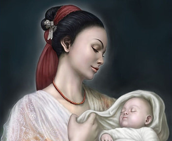 Admiration, love, baby, mother, woman, child HD wallpaper