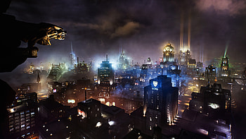 Gotham skyline, Gotham Knights game HD wallpaper