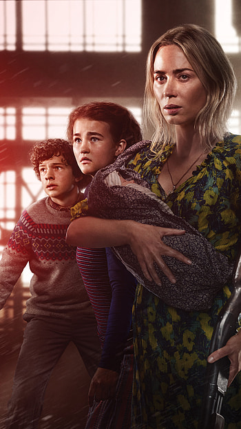 A Quiet Place Part II, Thrilling continuation, Eerie atmosphere, Unpredictable plot HD phone wallpaper