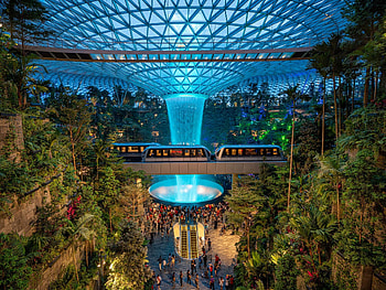Singapore Changi International Airport, Breathtaking , visuals, Top-notch background HD wallpaper