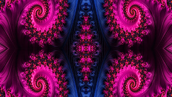 Trippy Psychedelic Fractal, trippy, psychedelic, aesthetic, pattern, Abstract, fractal HD wallpaper