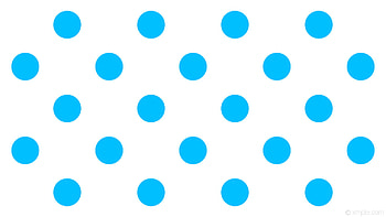 white polka dots spots blue deep sky blue HD wallpaper