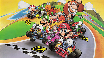 Super Mario Kart, Video Game, Mario HD wallpaper