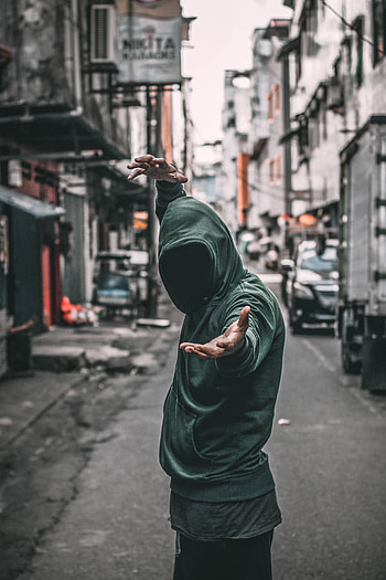 Hood, Anonymous, Miscellanea, Miscellaneous, Hands, Human, Person, Gesture HD phone wallpaper