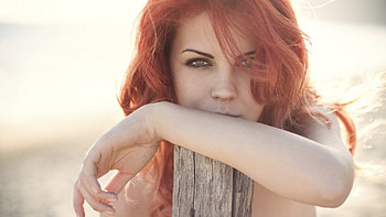 Red Head, women, model, Redhead, beauty HD wallpaper