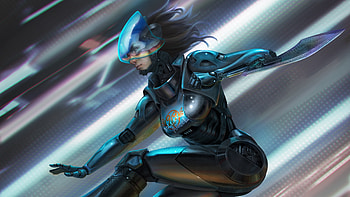 Alita Battle Angel Artworks, alita-battle-angel, 2018-movies, movies, artwork, artist, digital-art HD wallpaper