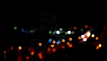 Abstract, Drops, Glare, Circles, Dark Background HD wallpaper