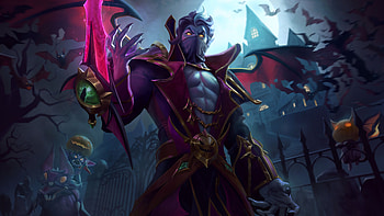 Count Kassadin Splash Art LoL, Video Game, League Of Legends, Kassadin (League Of Legends), Vampire HD wallpaper
