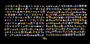 all Pokemons, pikatshu, all creatures, pokemon HD wallpaper