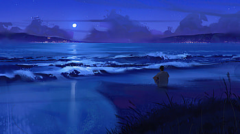 Good To Be Alone Sometimes, artist, artwork, digital-art HD wallpaper