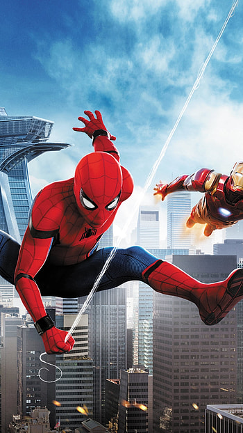 Spiderman, Spidy, Ironman HD phone wallpaper