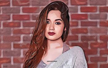 Jannat Zubair, , vector art, Bollywood, indian actress, celebrity drawings, Jannat Zubair drawing, indian celebrity, movie stars, Jannat Zubair HD wallpaper