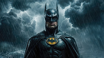 Batman Rising, michael-keaton, batman, superheroes, artwork, art, digital-art HD wallpaper