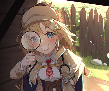 Watson Amelia, hololive, Watson Amelia, Anime, Virtual Youtuber HD wallpaper