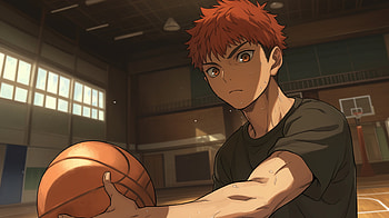 Hanamichi Sakuragi from Slam Dunk Anime, Anime, Slam Dunk, Hanamichi Sakuragi, basketball HD wallpaper