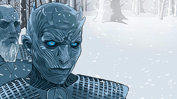 White Walker Illustration, white-walkers, game-of-thrones, tv-shows, artist, artwork, digital-art HD wallpaper