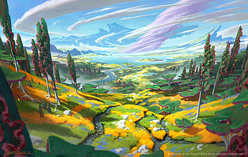 The Fertile Lands of Saulvinia, man made, Magic: The Gathering HD wallpaper