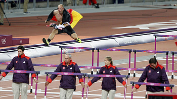 London 2012 Olympics, Hurdling HD wallpaper