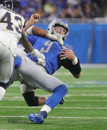 Detroit Lions vs Los Angeles Rams, Matthew Stafford HD phone wallpaper