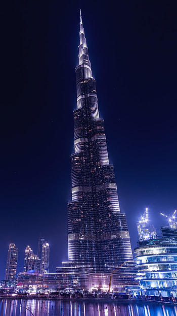 Burj Khalifa, Dubai HD phone wallpaper