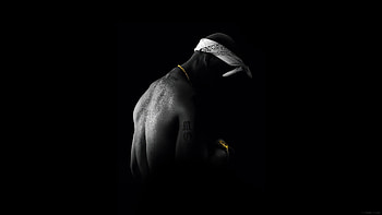 2pac, 2pac, music, dark, black, oled HD wallpaper