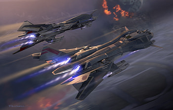 Space Ships In Star Citizen, star-citizen, games, pc-games HD wallpaper