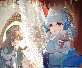 Kamisato Ayaka, Kamisato Ayaka (Genshin Impact), video game, Genshin Impact HD wallpaper