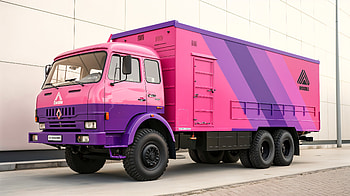 Kamaz Neon Hauler — Ultra, Kamaz, Truck HD wallpaper