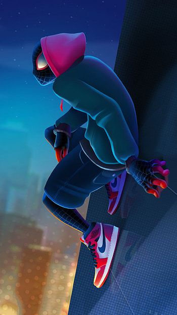 Miles Morales: Into the Spider‑Verse Mobile, Miles Morales, movie, Spider-Man: Into The Spider-Verse HD phone wallpaper